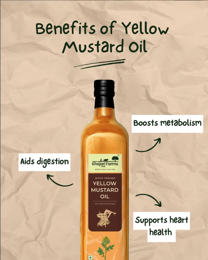Cold Pressed Yellow Mustard Oil