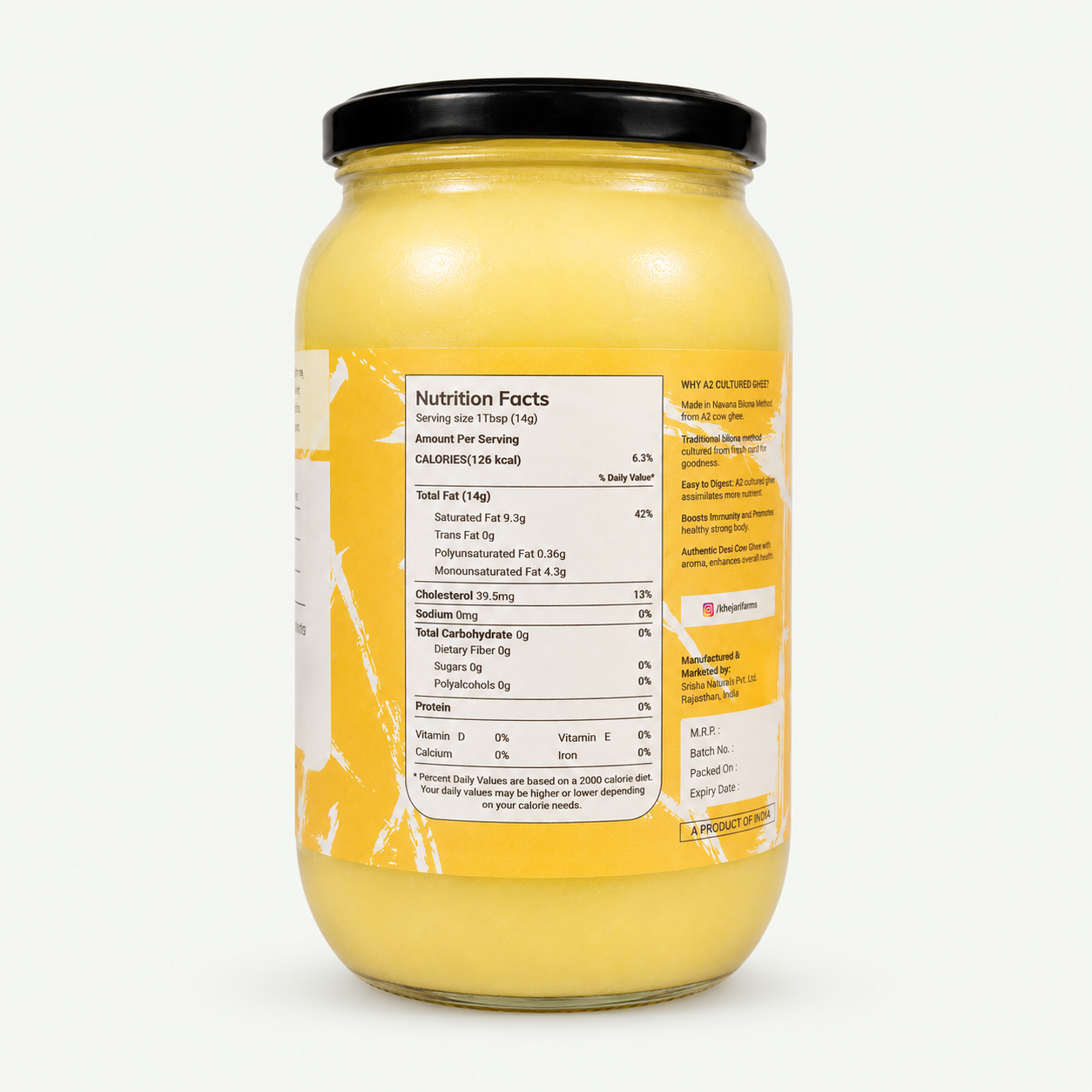 A2 Bilona Cow Ghee view 2